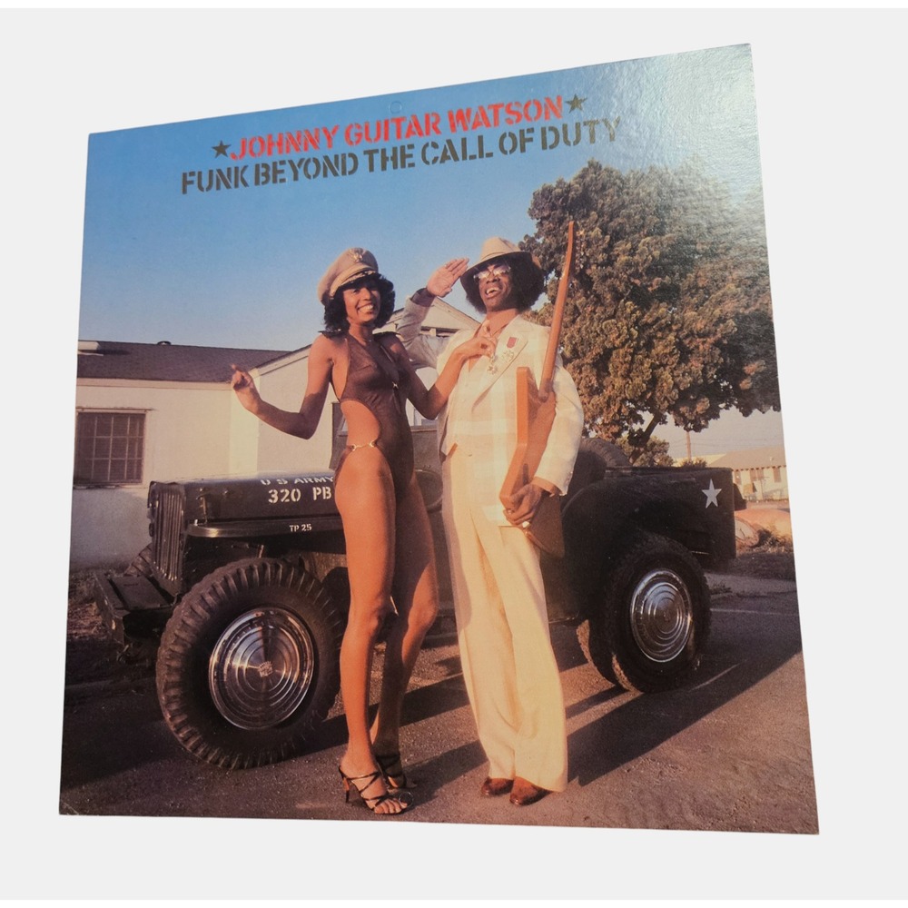 Johnny Guitar Watson Funk Beyond the Call of Duty VTG 1977 Promo Poster 12x12